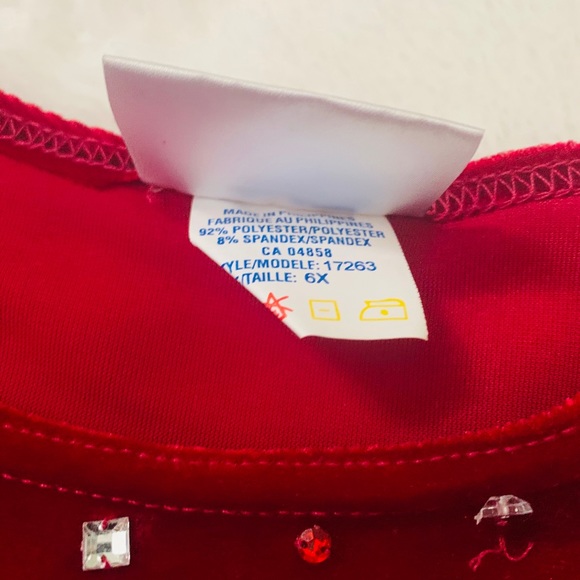 Red Velvet Dress - Picture 5 of 6